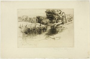 Rozlewisko autorstwa Francis Seymour Haden