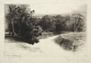 Zachód słońca w Irlandii autorstwa Francis Seymour Haden