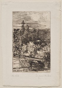 Łowienie brzany autorstwa Francis Seymour Haden