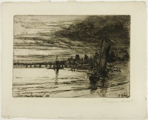 Most Battersea autorstwa Francis Seymour Haden