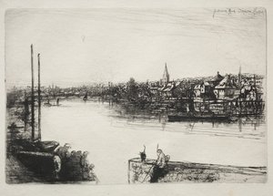 Zasięg Battersea autorstwa Francis Seymour Haden