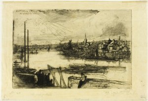 Zasięg Battersea autorstwa Francis Seymour Haden