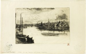 Zasięg Battersea autorstwa Francis Seymour Haden