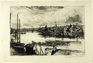 Zasięg Battersea autorstwa Francis Seymour Haden