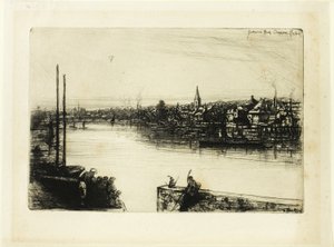 Zasięg Battersea autorstwa Francis Seymour Haden