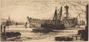 Złomowanie Agamemnona autorstwa Francis Seymour Haden