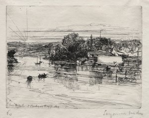 Most Cardigan autorstwa Francis Seymour Haden