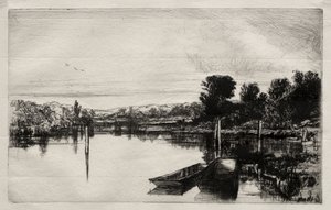 Egham, 1859. autorstwa Francis Seymour Haden