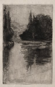 Wieczór autorstwa Francis Seymour Haden