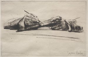 Suchość rąk autorstwa Francis Seymour Haden