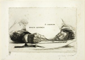 Hands Etching-O Works autorstwa Francis Seymour Haden