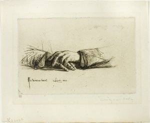 Złożone ręce autorstwa Francis Seymour Haden