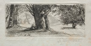 Święte Pole autorstwa Francis Seymour Haden