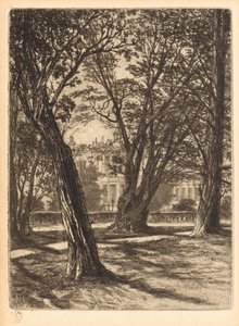 Kensington Gardens, nr 1 (mała płyta) autorstwa Francis Seymour Haden