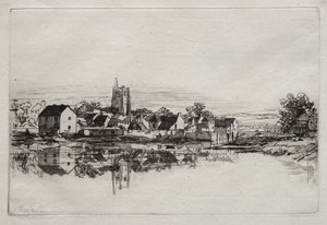 Miasto Kidwelly autorstwa Francis Seymour Haden
