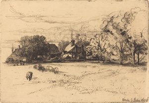 Stary dom Willesleyów autorstwa Francis Seymour Haden