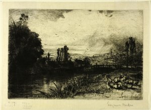 Na teście autorstwa Francis Seymour Haden