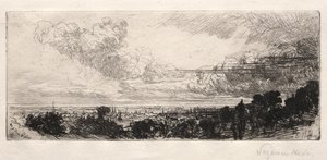 Poza oknem nauki autorstwa Francis Seymour Haden