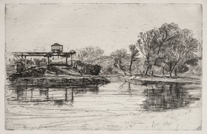 Wkroczenie kolejowe, 1864. autorstwa Francis Seymour Haden