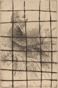 Autoportret przy sztalugach autorstwa Francis Seymour Haden