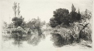 Udostępnij Staw Młyński, 1860. autorstwa Francis Seymour Haden
