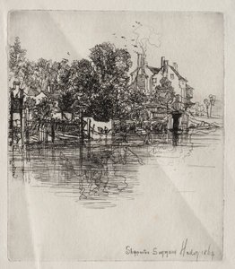 Shepperton autorstwa Francis Seymour Haden