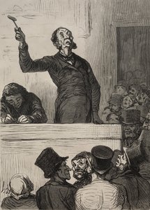 Sala aukcyjna: Licytator autorstwa Francis Seymour Haden