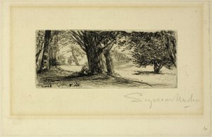 Święte Pola autorstwa Francis Seymour Haden