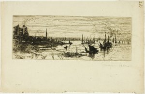 Karczma, Purfleet autorstwa Francis Seymour Haden
