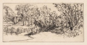 Parafia Mała Long, 1896. autorstwa Francis Seymour Haden