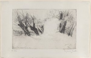 Spacer Zakochanych, nr I, 1864., 1864. autorstwa Francis Seymour Haden