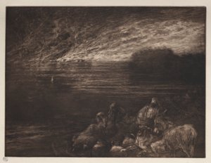 Słup soli autorstwa Francis Seymour Haden