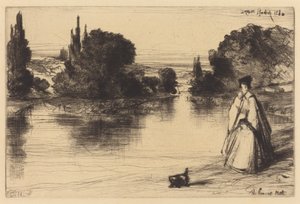 Ścieżka holowania autorstwa Francis Seymour Haden