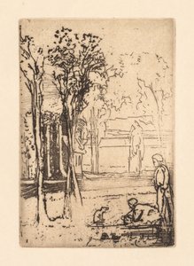 Farma trzech drzew autorstwa Francis Seymour Haden