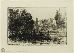 Kościół Twickenham autorstwa Francis Seymour Haden