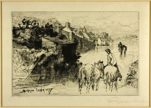 Wareham Bridge autorstwa Francis Seymour Haden