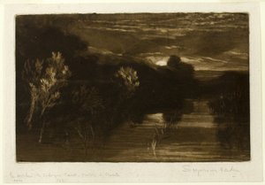 Kanał Winchelsea autorstwa Francis Seymour Haden