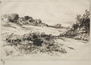 Wzgórze Wiatraka, nr 1 autorstwa Francis Seymour Haden