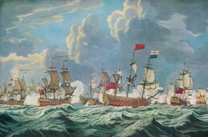 Bitwa nad zatoką Quiberon, c1765