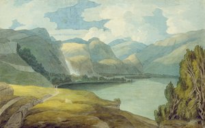 Derwentwater patrząc na południe autorstwa Francis Towne