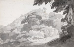 Rocca di Papa autorstwa Francis Towne