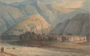The Grange na czele jeziora Keswick autorstwa Francis Towne