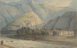 Folwark na czele jeziora Keswick autorstwa Francis Towne