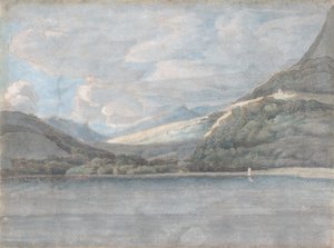 Widok na jezioro Como, 27 sierpnia 1781 r. autorstwa Francis Towne