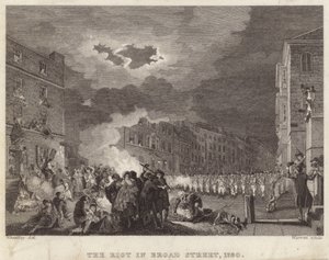 Zamieszki na Broad Street w 1780 r. autorstwa Francis Wheatley