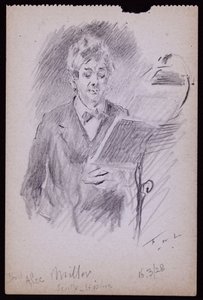 Portret Aleca Millera autorstwa Francis Wilfred Lawson