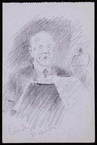 Portret Alfreda Powella autorstwa Francis Wilfred Lawson