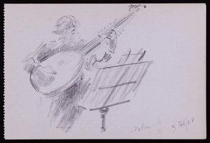 Portret Arnolda Dolmetscha autorstwa Francis Wilfred Lawson
