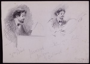 Portret Arnolda Dolmetscha autorstwa Francis Wilfred Lawson