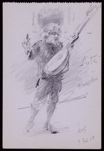 Portret Arnolda Dolmetscha autorstwa Francis Wilfred Lawson